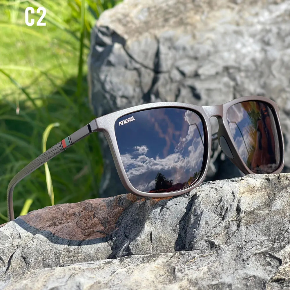 Lunettes de soleil polarisées XL — sport, protection UV400, grand cadre, hommes et femmes