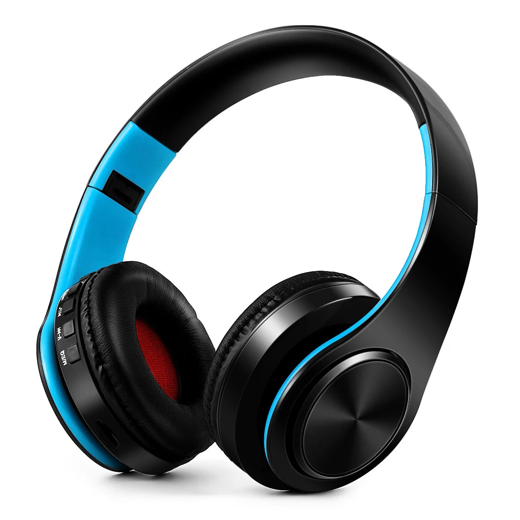 Casque sans fil Bluetooth pour hommes — cadeau doré, stéréo, jeu, micro intégré, universel smartphones