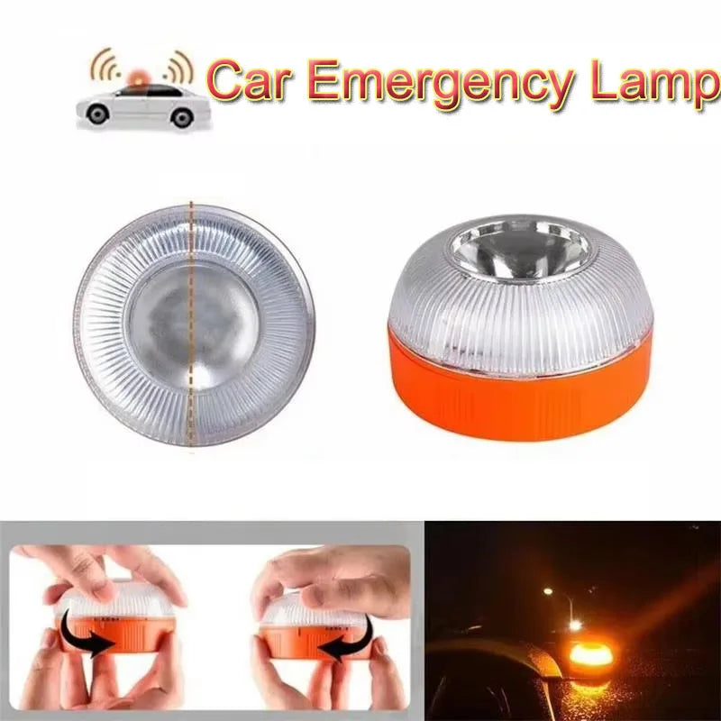 Lumière d'urgence LED pour voiture, clignotant, stroboscope à Induction magnétique, avertissement Portable, accessoire de sécurité pour accidents routiers, 1/2/3/4 pièces
