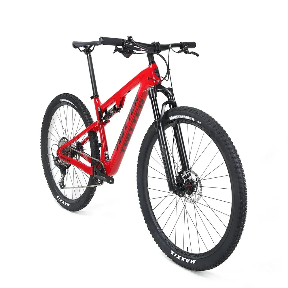 TWITTER OVERLORD M6100-12S hydraulic disc brakes, AM-grade full suspension T900 carbon fiber mountain bike, 27.5/29 inches * 15/17/19/21 cm