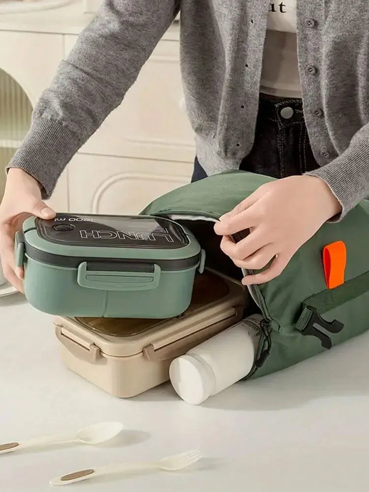 Sac à déjeuner boîte à déjeuner isolée, petits conteneurs à déjeuner isothermes étanches, sacs réutilisables de grande capacité pour le travail, les voyages