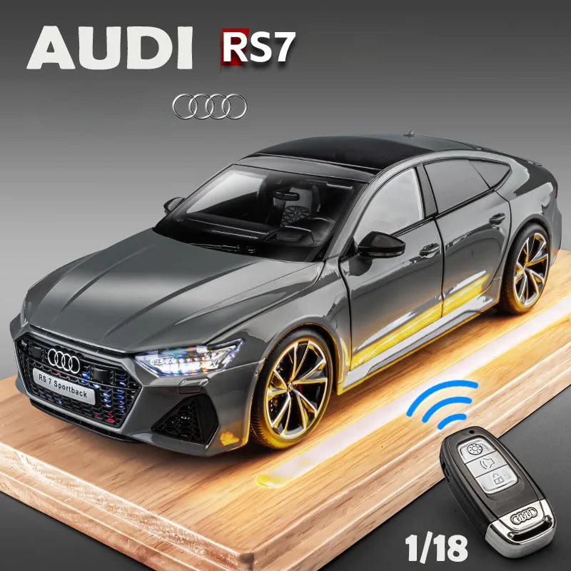 Officially Licensed 1:18 AUDI RS7 Sportback Alloy Car Model, Collectible Miniature Car, Home Decor, Birthday Gift for Boyfriend