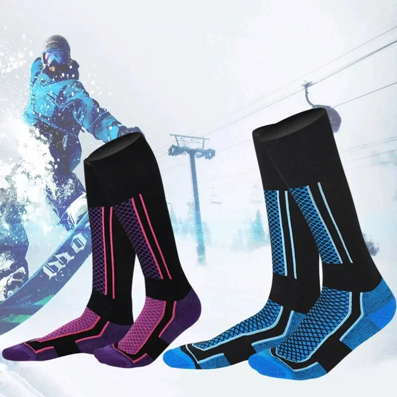 Chaussettes de Ski Hiver Thermiques — Randonnée & Sport pour Homme, Femme, Enfant