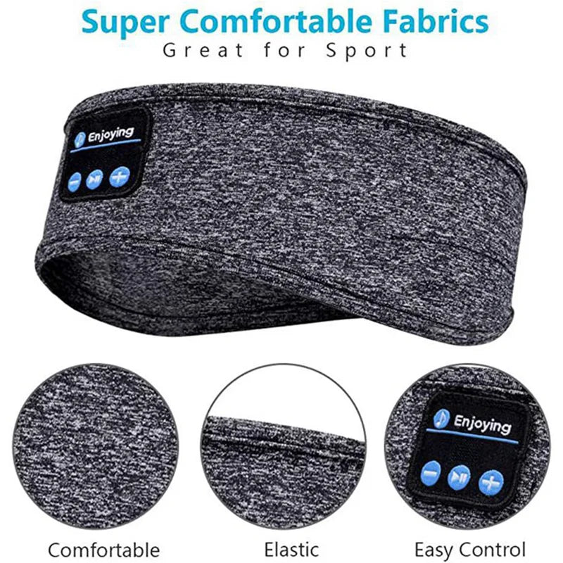 Bluetooth Wireless Headphones, Sleep Headband, Music Headset, Soft, Elastic, Comfortable, Sports Headband, Music Headset