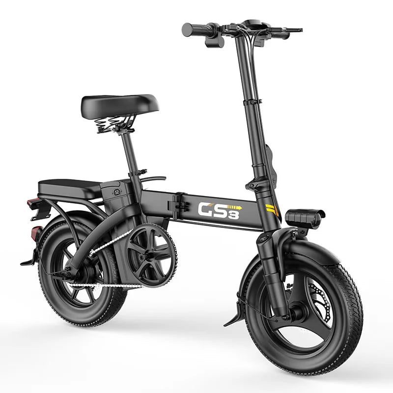 Vélo Électrique 500W 48V 8Ah 14 Pouces — Ville Neige Adulte