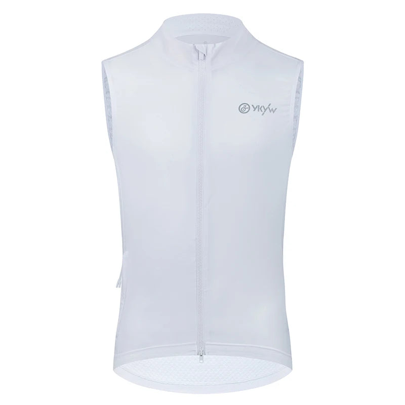 Gilet de cyclisme homme UPF50+ — imperméable, coupe-vent, route, léger, sans manches
