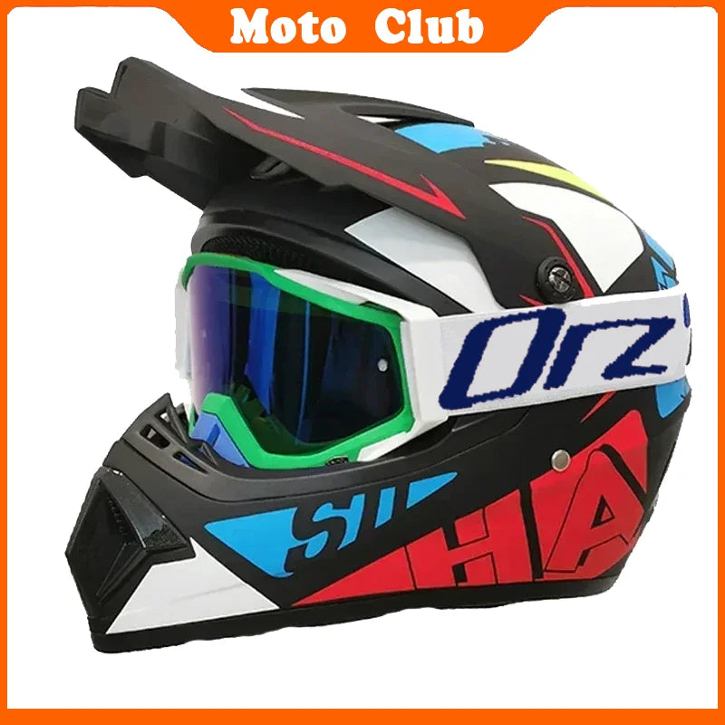 Casco de moto profesional Motocross todoterreno casco de protección para niños casco todoterreno gafas Capacete De Motocicleta regalos