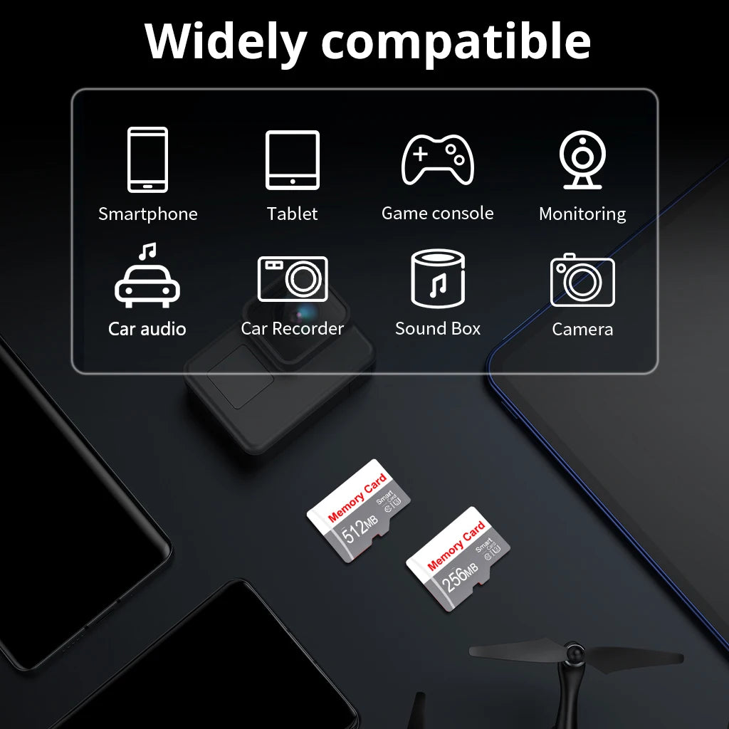 TF memory card for surveillance or camera, Class 10, high speed, small capacity, 64MB, 128MB, 256MB, 512MB