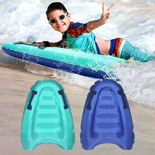 Inflatable Surfboard with Handle, 1 piece, for Beach, Surfing, Swimming, Floating Row