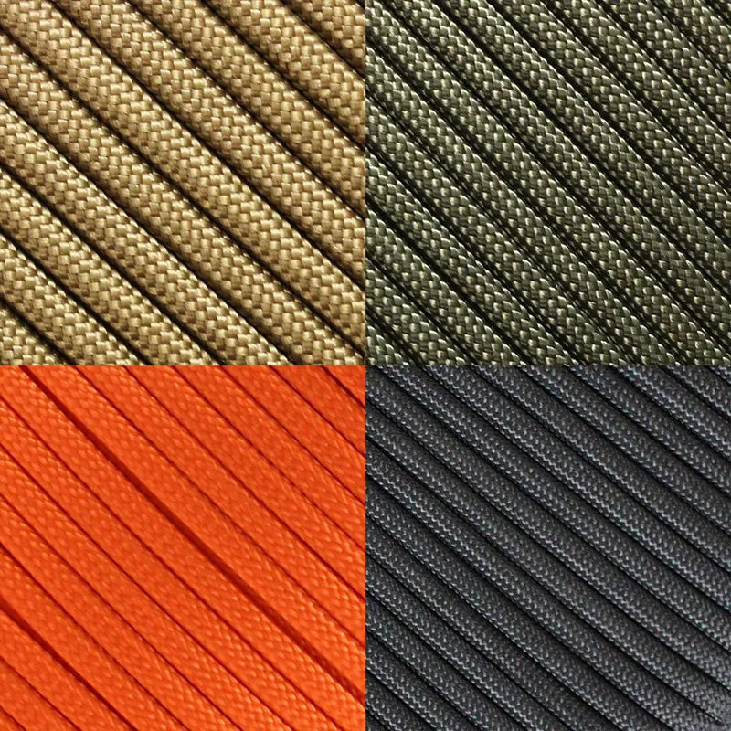 Paracorde 550 à 7 cœurs, 5M/15M/30M, 4mm, cordon de Parachute, kit de corde de survie pour Camping en plein air, parapluie, tente, lanière, corde à linge
