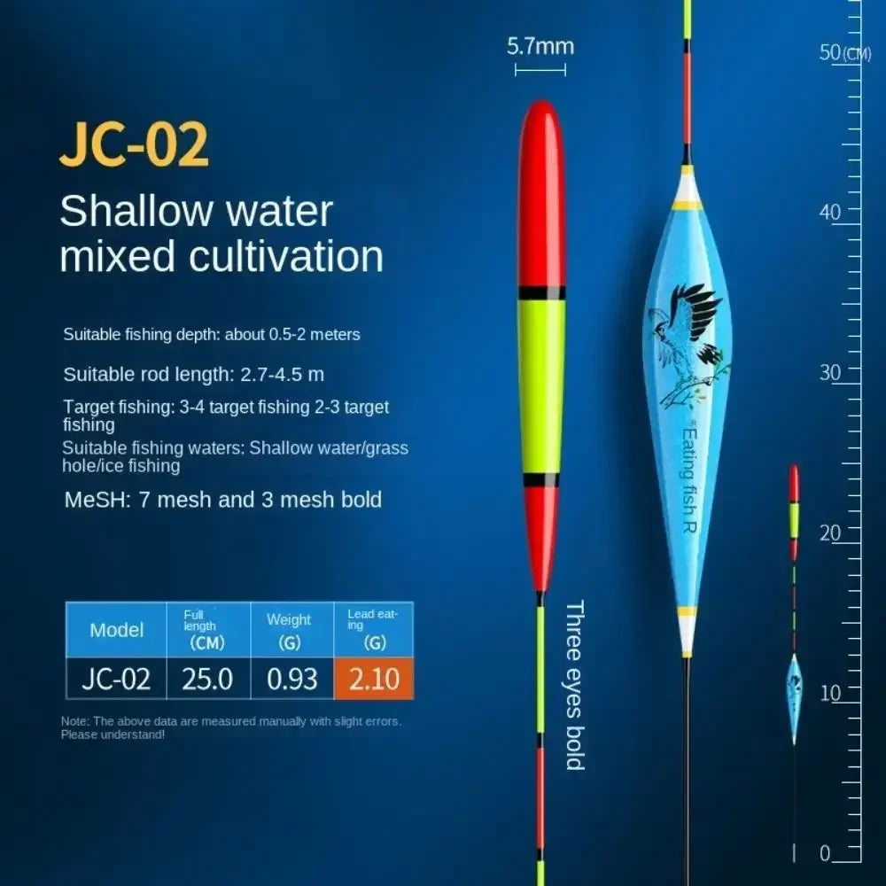 Triangular tail fishing float, high buoyancy, high quality, stable, high sensitivity, vertical buoy, composite feature