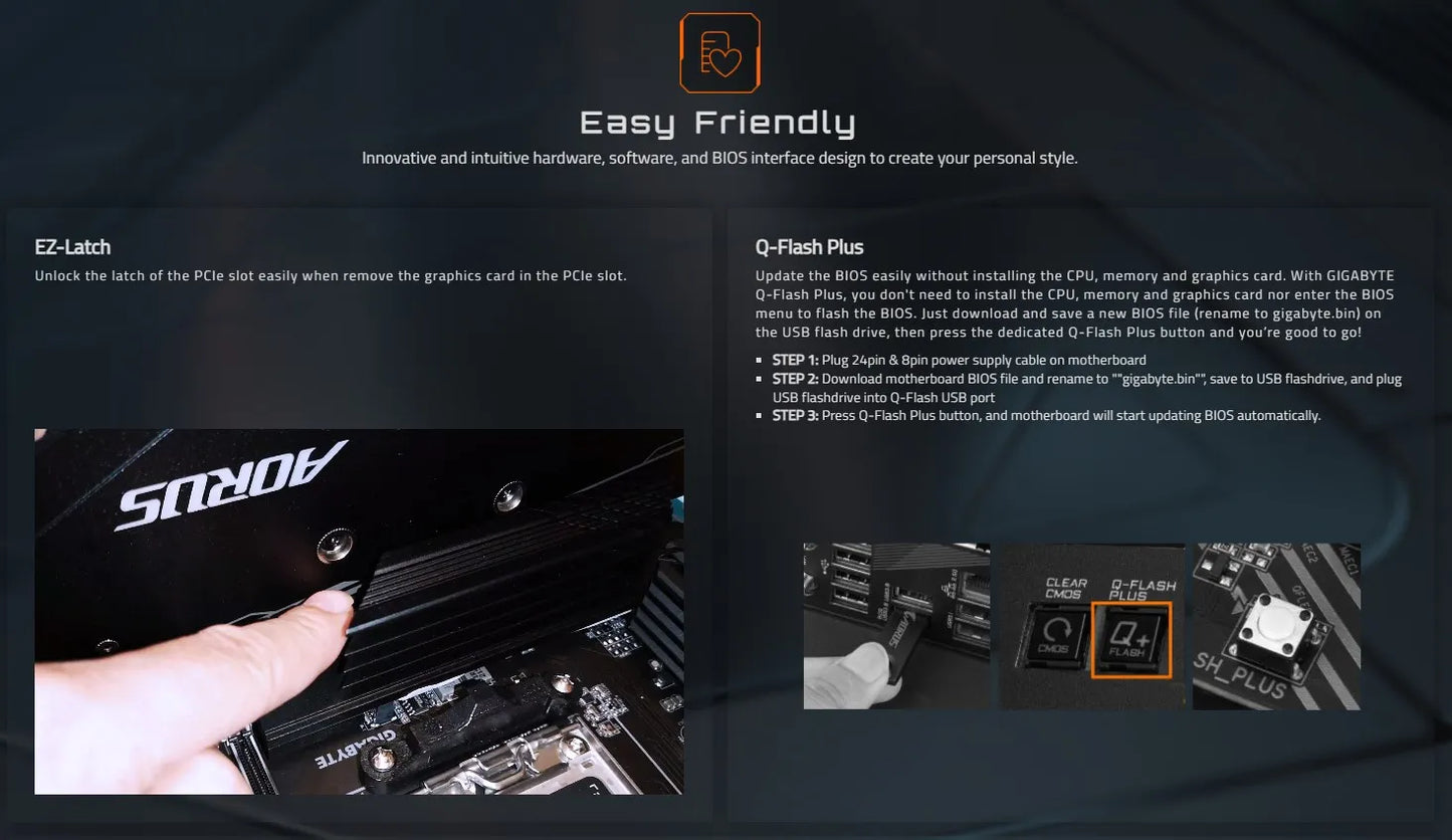 GIGABYTE B650M GAMING WIFI nouveau Support pour DDR5 M.2 AMD Ryzen 7000/8000/9000 séries processeurs Socket AM5 carte mère