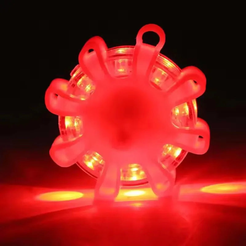Lumière d'urgence LED pour voiture, clignotante, à induction magnétique, pour accident routier, lumière stroboscopique portable d'avertissement