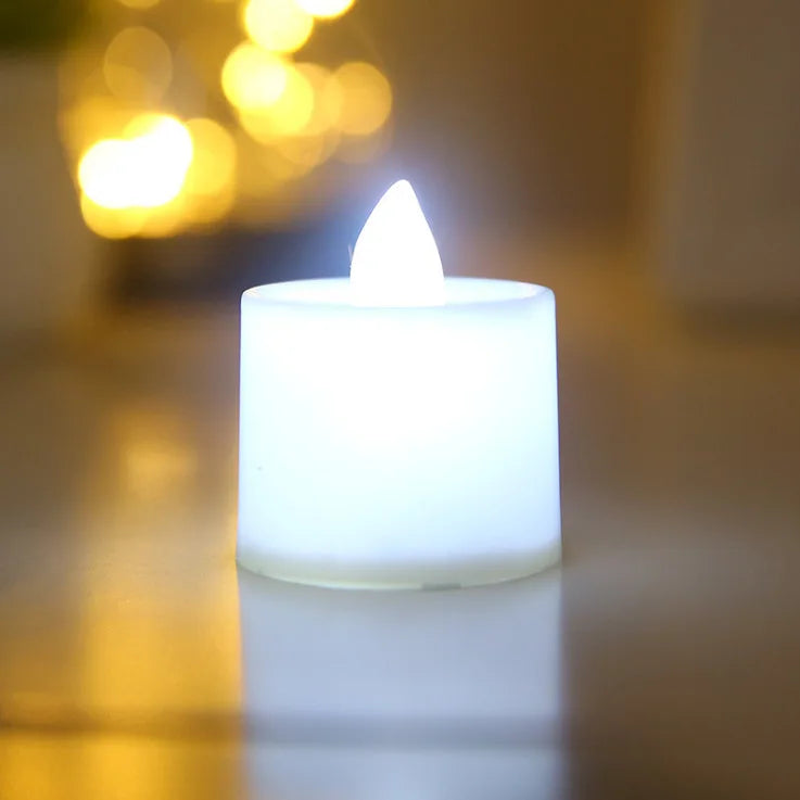 Battery Powered LED Candle, Flameless Fake Tea Light, for Wedding, Birthday Party, Home Decoration, Chandelier