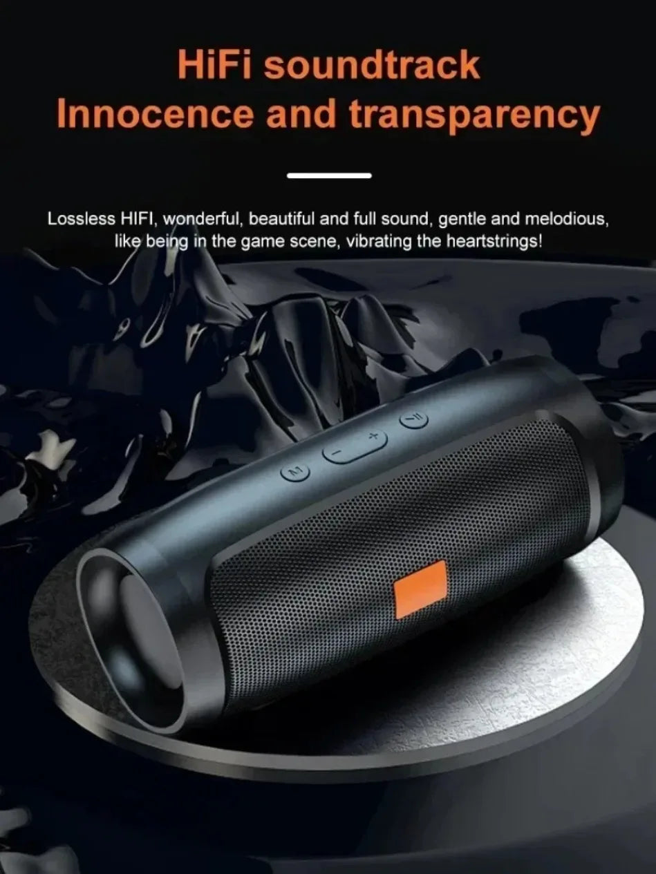 Haut-parleur Bluetooth portable — double stéréo, USB, TF, FM, subwoofer, extérieur