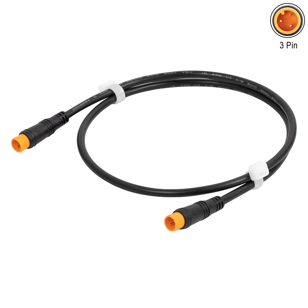 Câble Extension Accélérateur Pouce Vélo Électrique — Connecteur Conversion 3 Broches