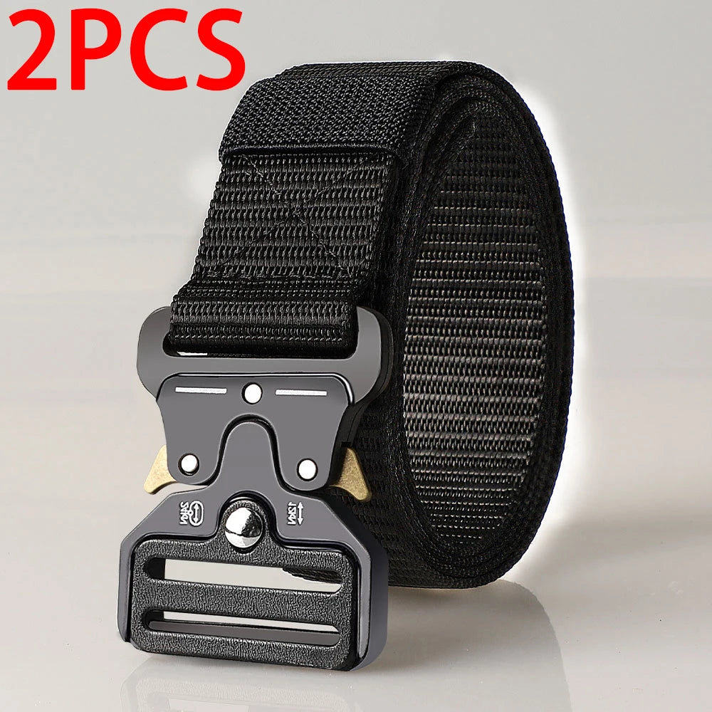 Men's Versatile Tactical Belts – Durable & Adjustable Design – For Outdoor Sports Enthusiasts, Pair with Jeans, for Men and Women