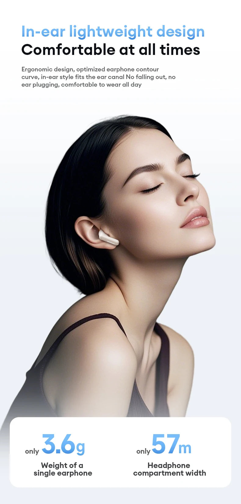 Casque Bluetooth sans fil ANC — réduction de bruit, HiFi, 30H d'autonomie, jeu