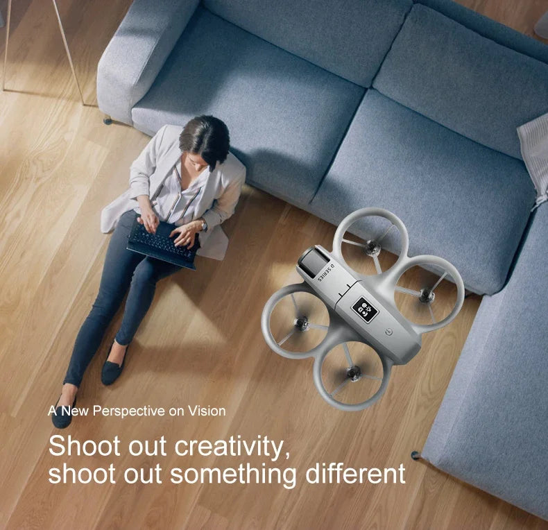 Drone GPS 8K HD professionnel — double caméra, évitement d'obstacles, moteur brushless, flux optique