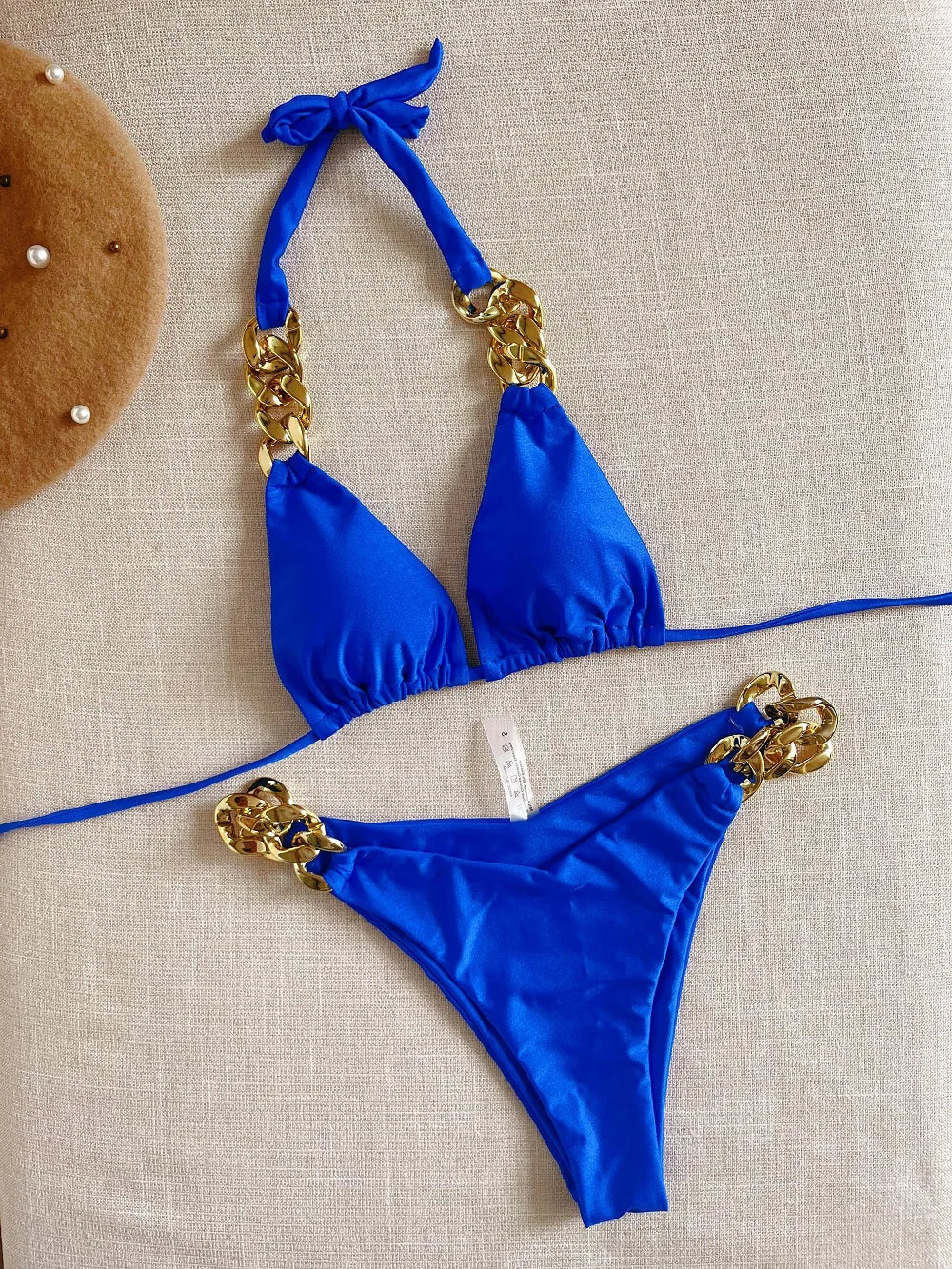 RUOTONGSEPT nouveau Bikini Sexy 2023 Triangle maillot de bain pour femmes brésilien Bikini ensemble 2 pièces licou maillots de bain Push Up maillot de bain