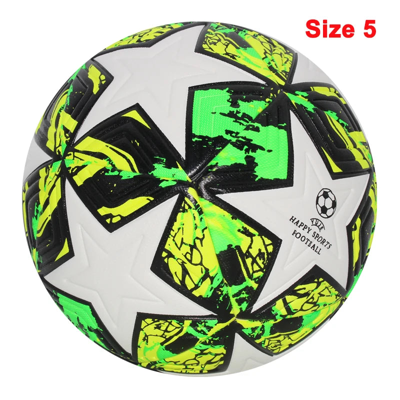 Ballon de Football Taille Officielle 4/5 PU — Sans Couture Match Extérieur
