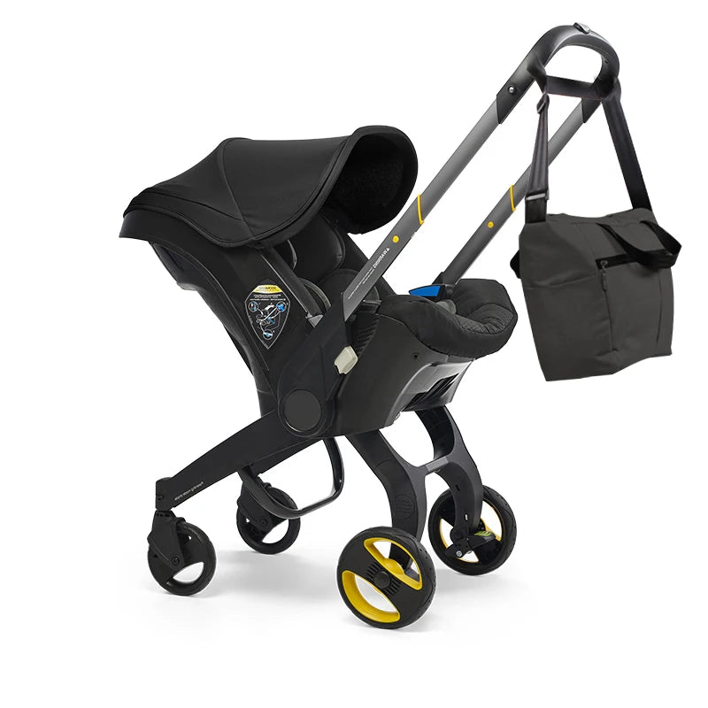 Baby stroller, car seat, lightweight newborn bassinet, two-way, easily foldable, 3-in-1