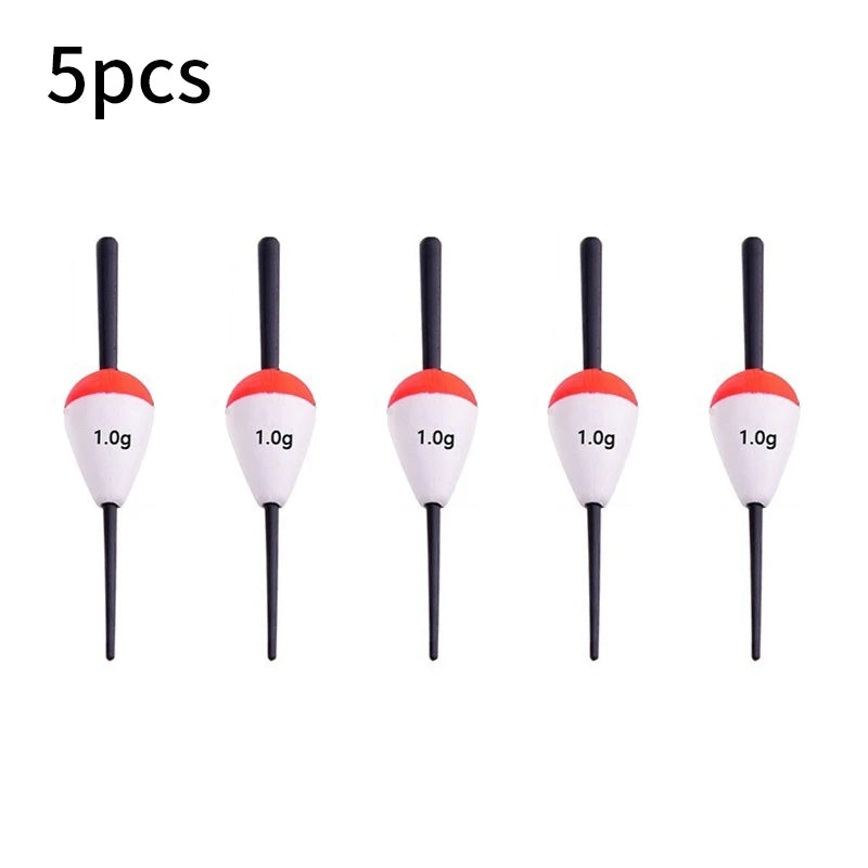 Flotteurs de pêche en mousse EVA 5 pièces — bouées, appâts, 2g à 60g, accessoires pêche