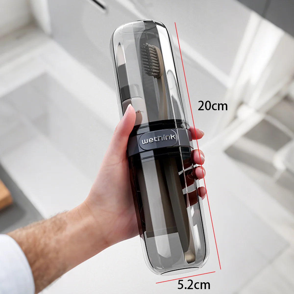 Etui Brosse à Dents & Dentifrice — Protection Voyage & Camping Portable