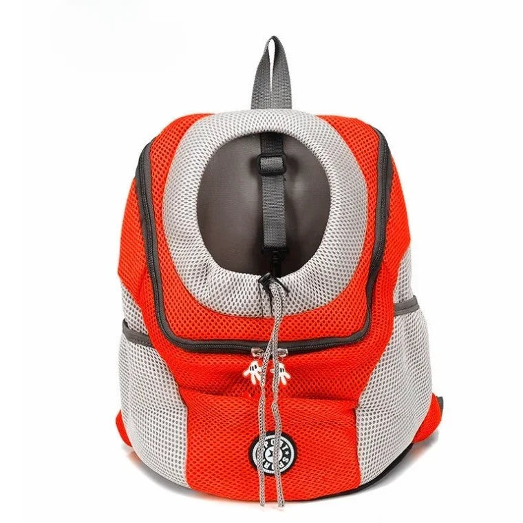 Nouveau chien animal de compagnie sac à dos transporteur sac de voyage avant Pack respirant réglable avec bandes réfléchissantes de sécurité pour la randonnée en plein air chats