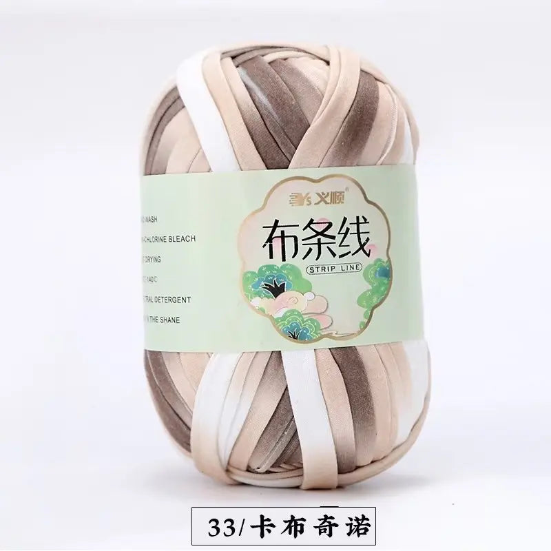 Fil tricot en coton 100g pelote — crochet, couleur unie, bricolage, art, panier, sac, projets