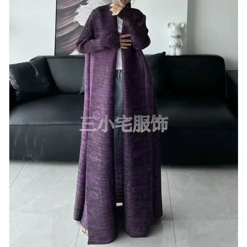 KAF femmes mode Abaya Vintage imprimé Cardigan conception ample grande taille élégante femme luxe Robe printemps automne modèle