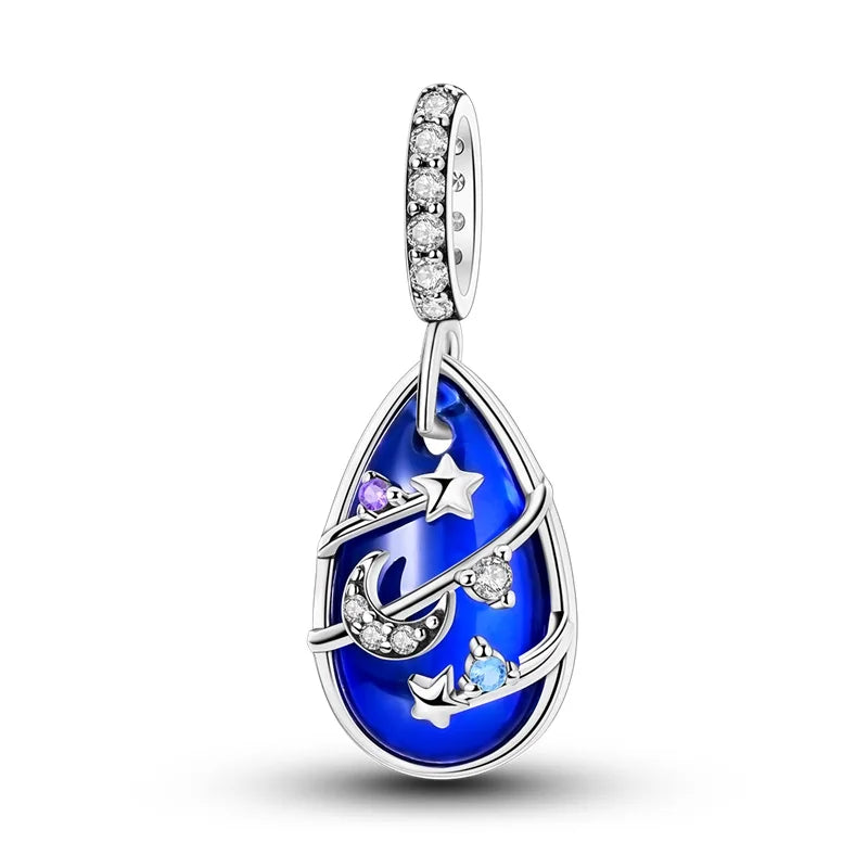 Breloques en argent Sterling 925, pendentifs en perles, arbre de vie, tortue, amour, pierres précieuses, tournesol, pour femmes, Bracelet, bijoux cadeau, nouvelle collection