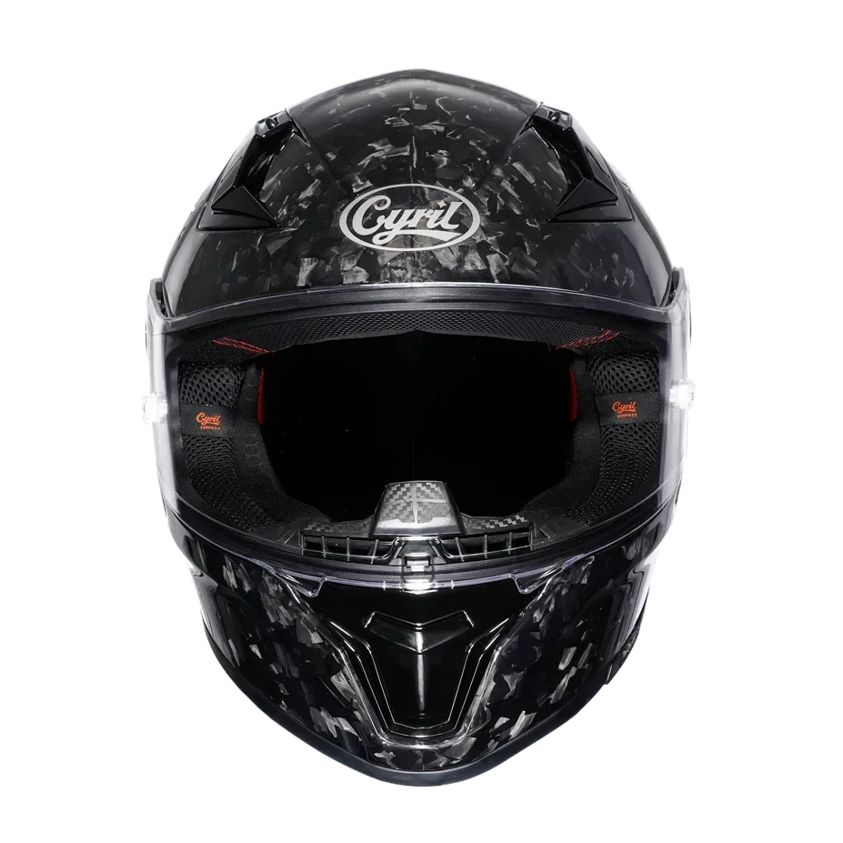 Casque Moto Intégral Fibre Carbone Kevlar — Léger Course DOT ECE Unisexe