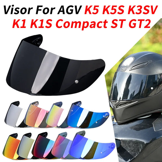 For AGV K5 K5S K5-S K3SV K1 K1S Compact ST Motorcycle Helmet Visor Lens Shield Goggles Full Face Pin Accessories Para Moto Helmet