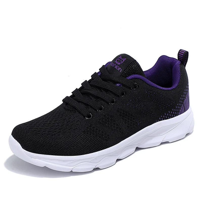 Baskets Femme Plateforme — Mode Sport Respirant Extérieur