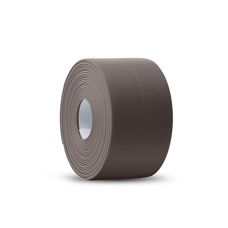 Cinta de sellado de PVC autoadhesiva para bañera, 3.2M, resistente al aceite, adhesivo de pared para esquina de borde de fregadero de cocina, tira de sellado impermeable para inodoro