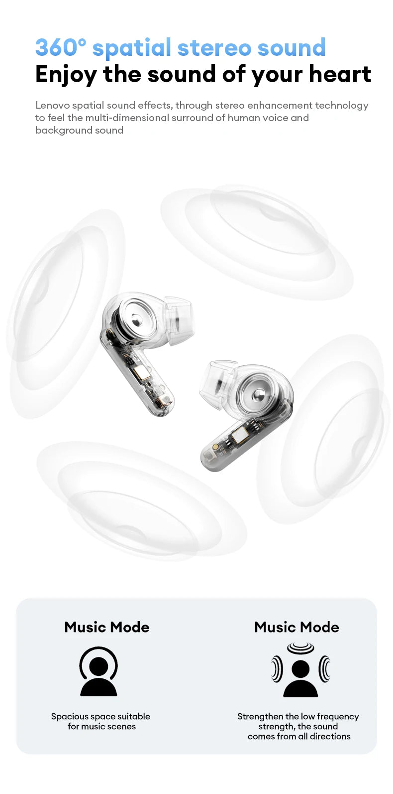 Casque Bluetooth sans fil ANC — réduction de bruit, HiFi, 30H d'autonomie, jeu