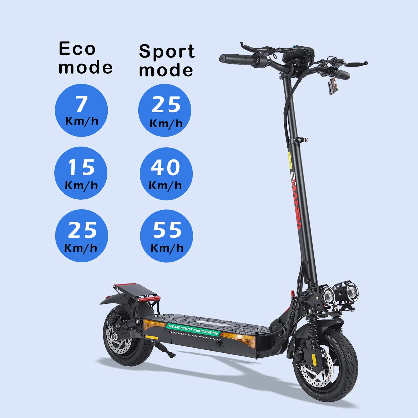Trottinette Électrique 800W 48V 16AH — Étanche Tout-Terrain Clé NFC Écran LCD