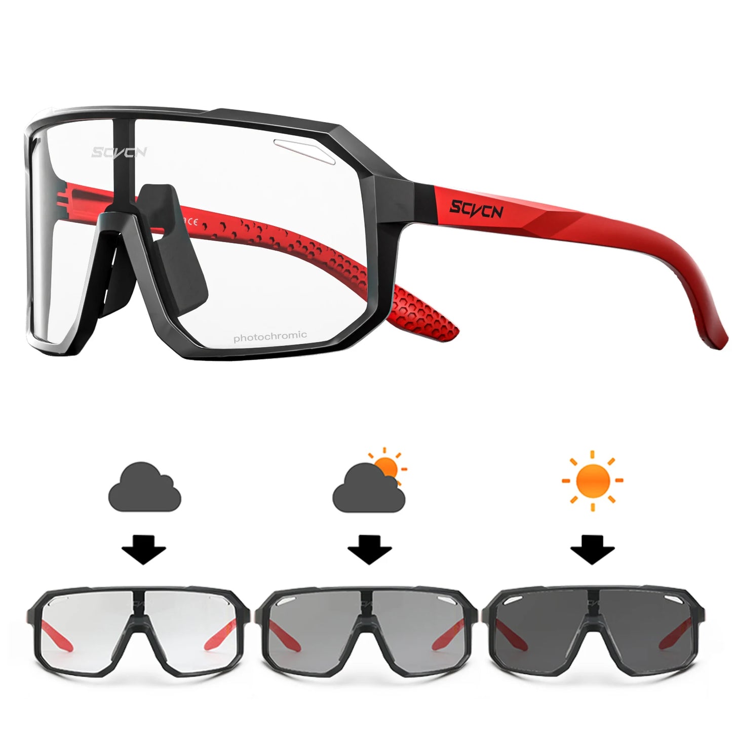 Lunettes Cyclisme UV400 VTT — Équitation Randonnée Sports Extérieur