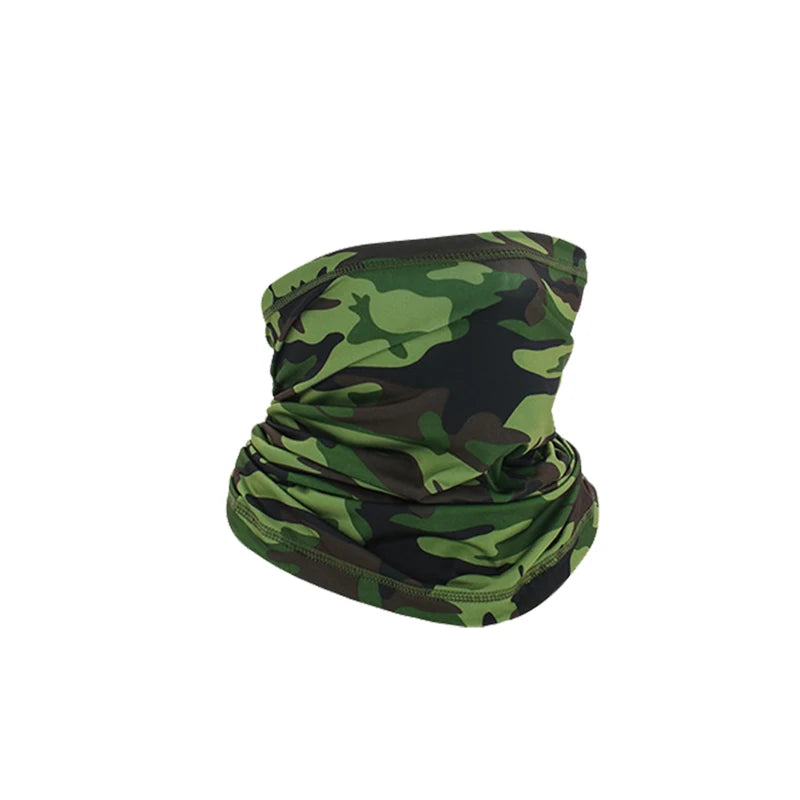 Masque facial de cyclisme absorbant la sueur, respirant, entraînement de pêche, Sport, UV, écharpe de cou, guêtre d'été, Bandana pour le visage de vélo