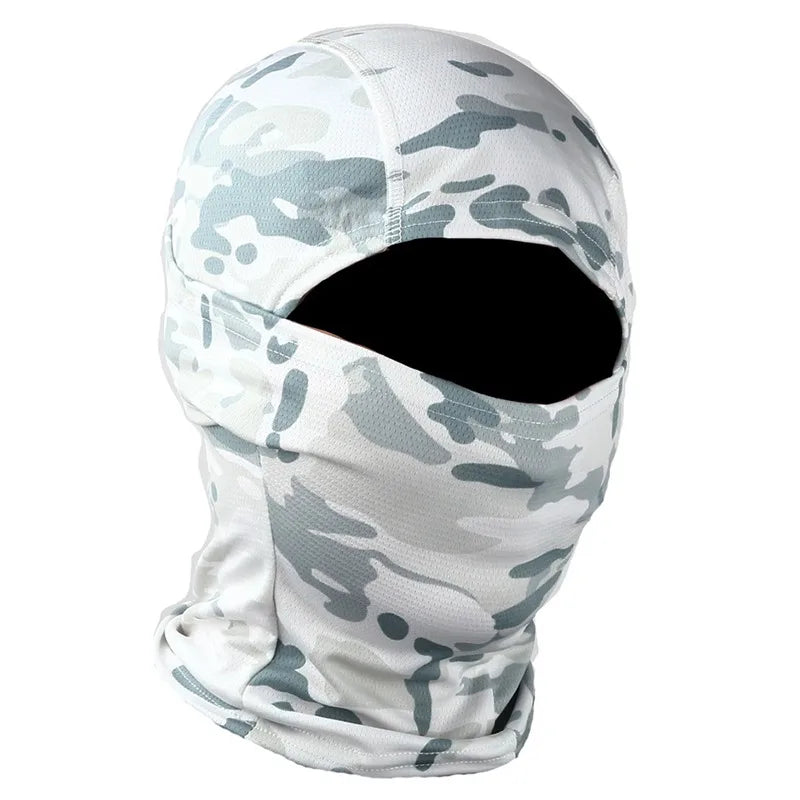 CamSolomon-Cagoule 3D imbibée pour homme, masque facial, capuche camouflage, écharpe, couvre-chef, sniper, ski, cyclisme, chasse, pêche, vêtements de sauna