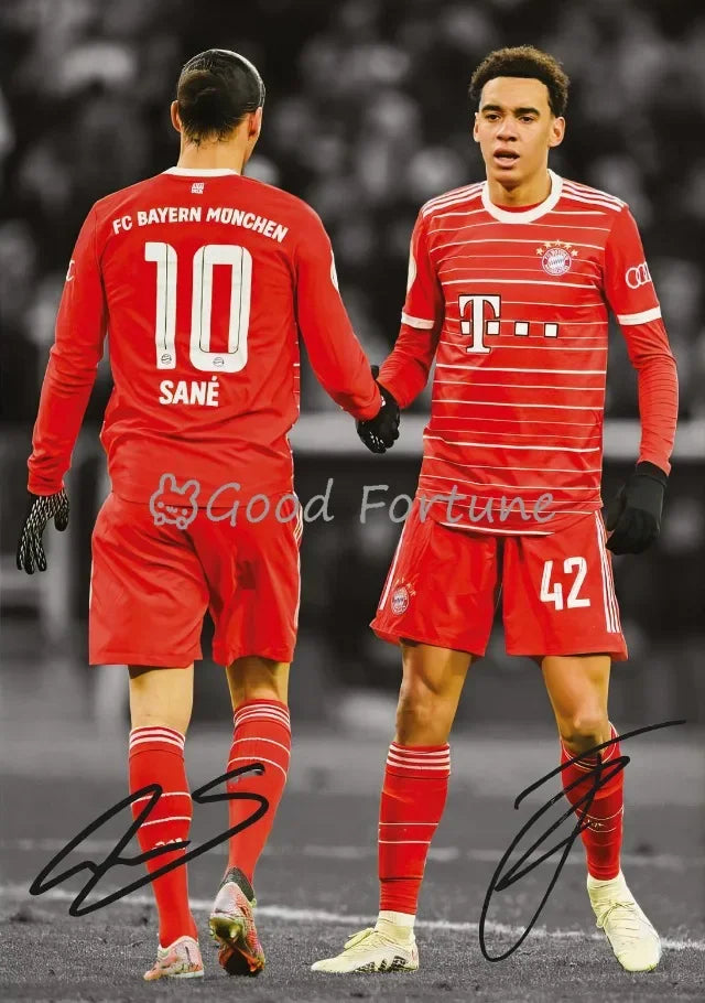 Affiche Toile Étoiles du Football — Décoration Murale Salon & Chambre