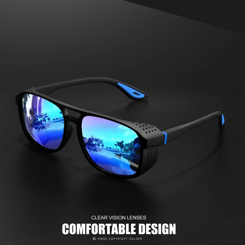 Lunettes de soleil polarisées de sport 1 pièce/3 pièces, design coupe-vent, adaptées au cyclisme et à la course en plein air, légères UV400
