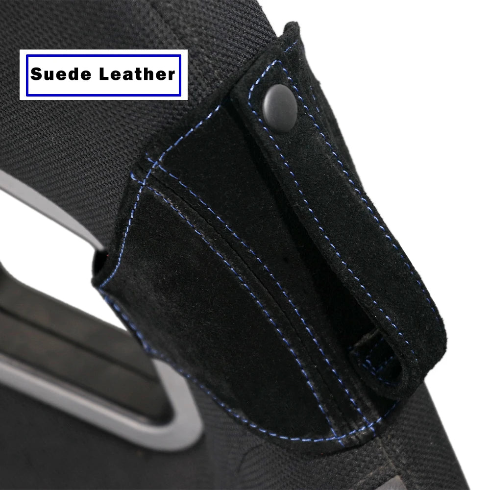 Support de ceinture de sécurité en cuir pour siège baquet de voiture de course JDM, guide et protecteur de ceinture