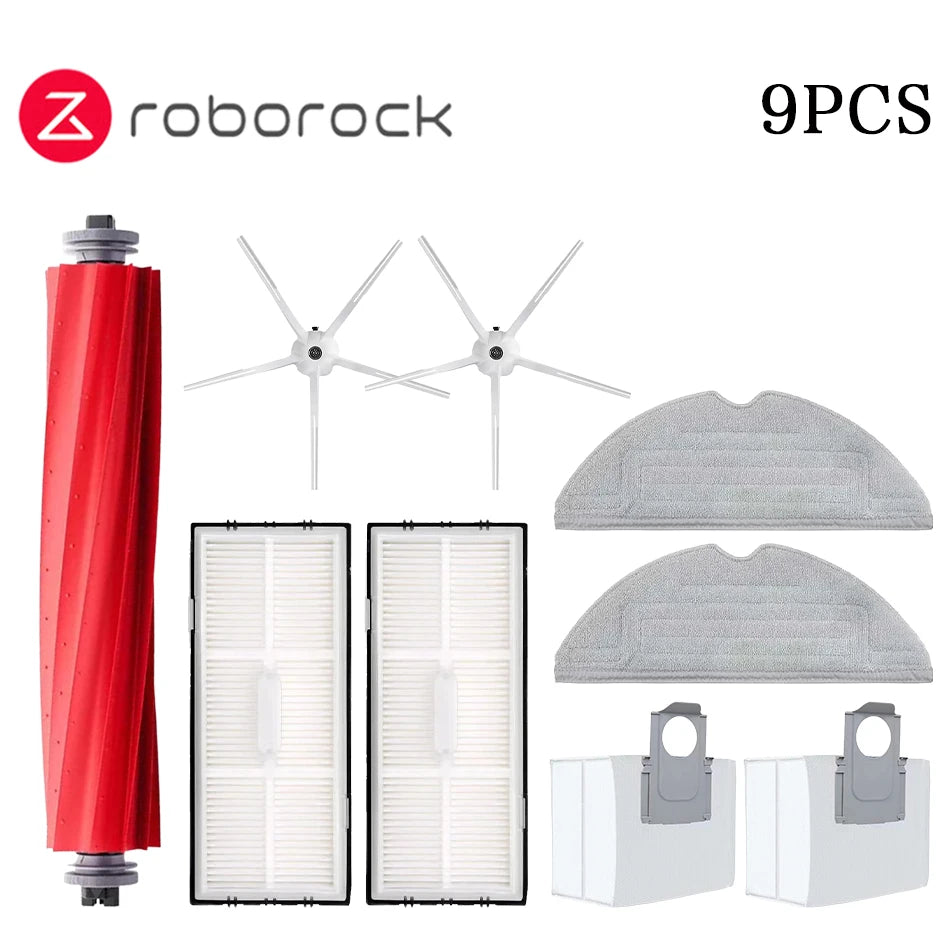 Accessoires pour aspirateur robot — brosse principale, filtre HEPA, vadrouilles, sac à poussière