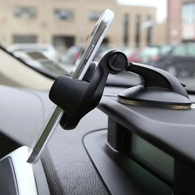 Universal car mobile phone holder, in-car phone mount, windshield cell phone holder, smartphone holder
