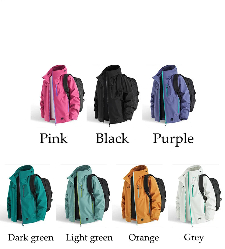 Veste Randonnée Imperméable Coupe-vent — Pêche, Camping & Escalade Unisexe