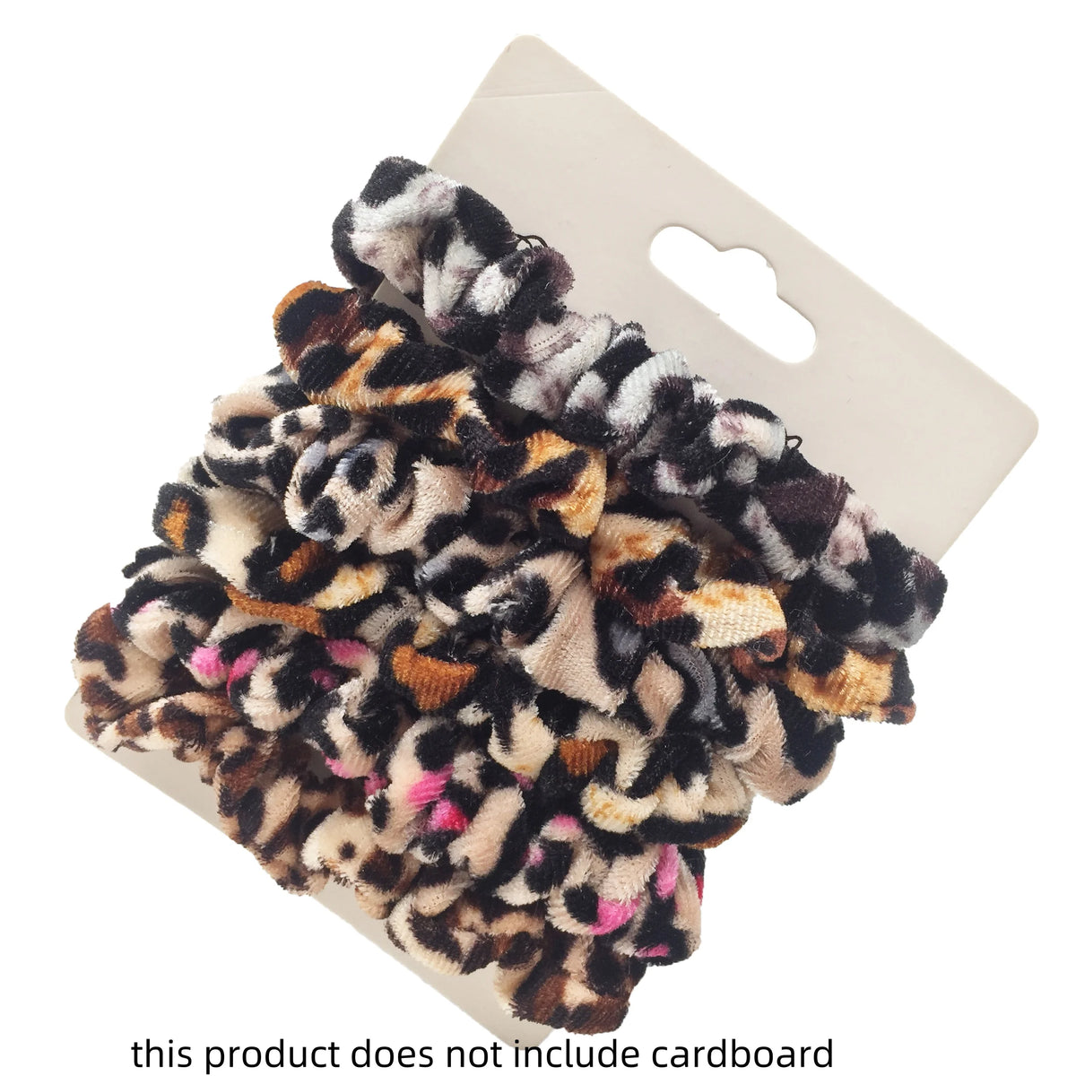 24/50/6 piezas de coleteros para mujer, accesorios de boutique de terciopelo, bonito estampado de leopardo, banda elástica de alta calidad, cinta para el pelo, lazo para cola de caballo