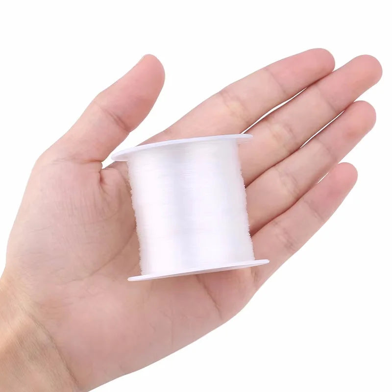 100M plastique cristal bricolage perles ligne de pêche pas de cordon élastique corde pour la fabrication de bijoux fournitures fil Jeweleri chaîne fil