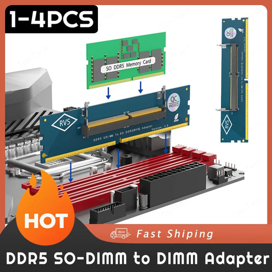 Ordinateur portable SO DDR5 RAM vers ordinateur de bureau DDR5 U-DIMM adaptateur convertisseur de carte mémoire ordinateur portable vers bureau SO-DIMM vers PC carte DIMM
